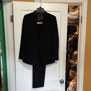 Michael Kors Boys Black Suit Jacket and Pants - Classic Formal Blazer